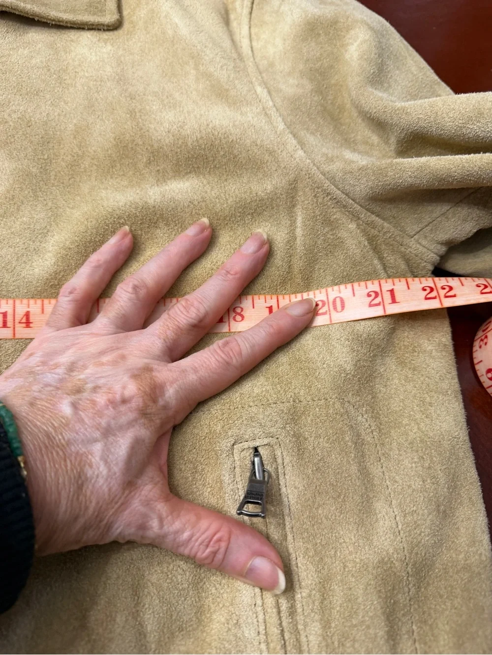 Banana Republic Men's Suede Beige Bomber Jacket